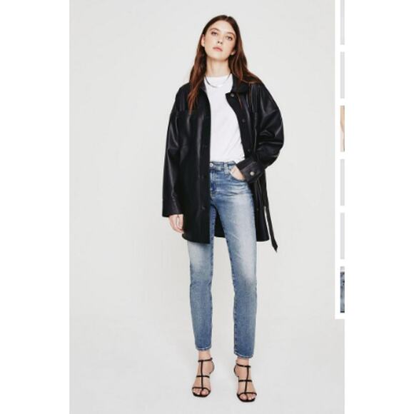 AG Adriano Goldschmeid DENIM NWT Mari High Rise Straight Leg Denim Jean // 00 - Picture 5 of 11